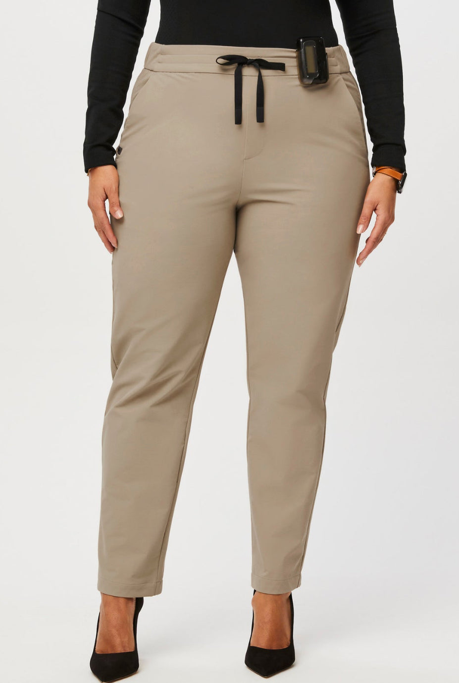 Figs Tan Straight Leg Pants Professional Comfort